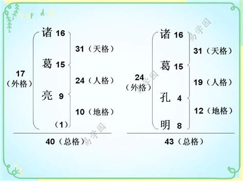 總格 人格|五格起名法：天格、地格、人格、總格、外格